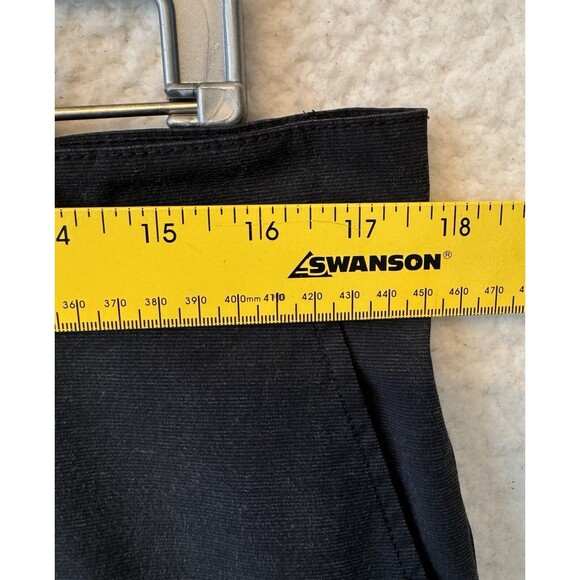 Callaway Shorts Mens 34 Black Flat Front Chino Polyester Performance Golf - Picture 11 of 12